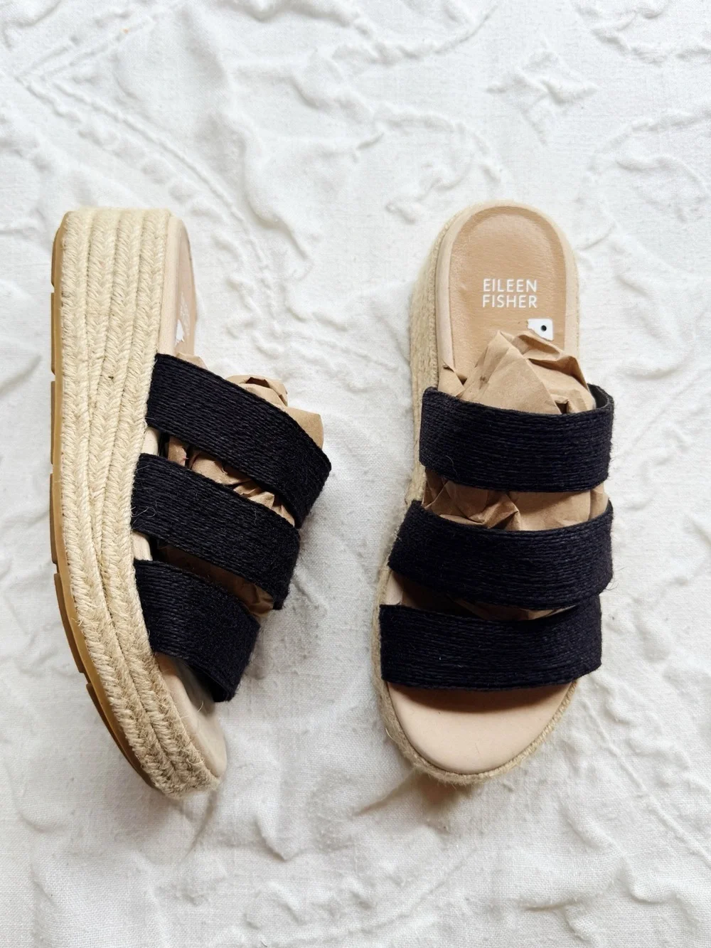 Eileen Fisher Mayla Jute Espadrille Sandal Size 7